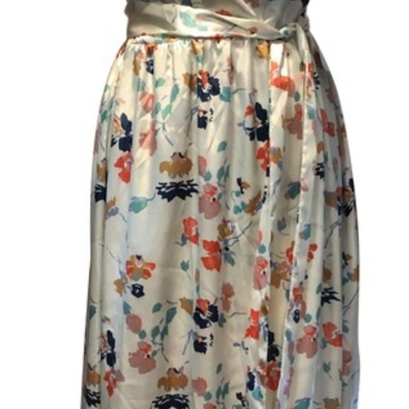 TULAROSA Maxi Adjustable Wrap Dress Bloom NWT Sz XS & M Short Sleeve Sexy - Picture 2 of 8